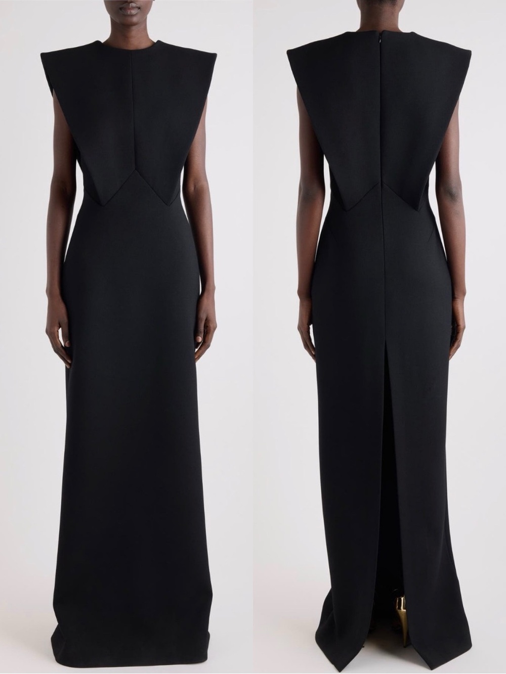 Givenchy Sarah Burton FW25 Runway Structured Wool Crepe Gown - NWT size FR38 US6